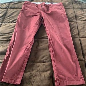 Maroon Tommy Hilfigure Khakis